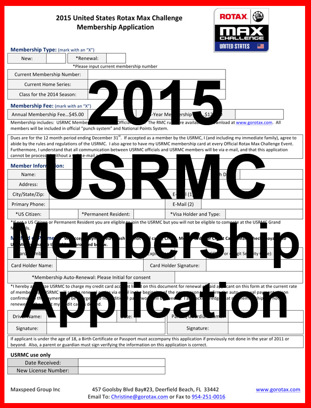 CLICK HERE to download the 2015 USRMC Membership Appication